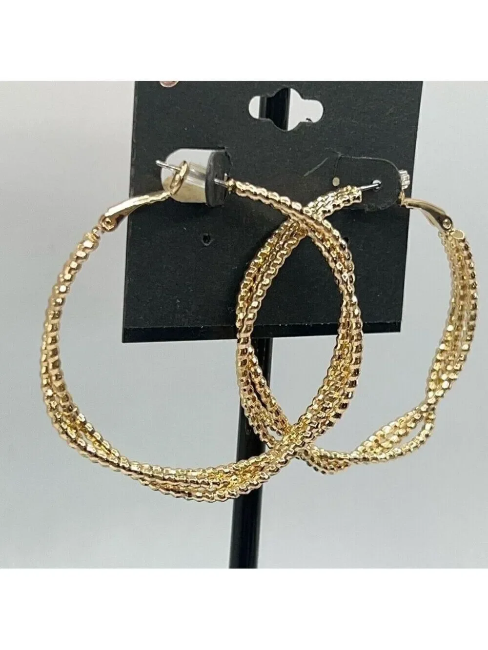 G by Gennaro Gold Hoop Twist Hoop Earrings $16ea / 3 for $25